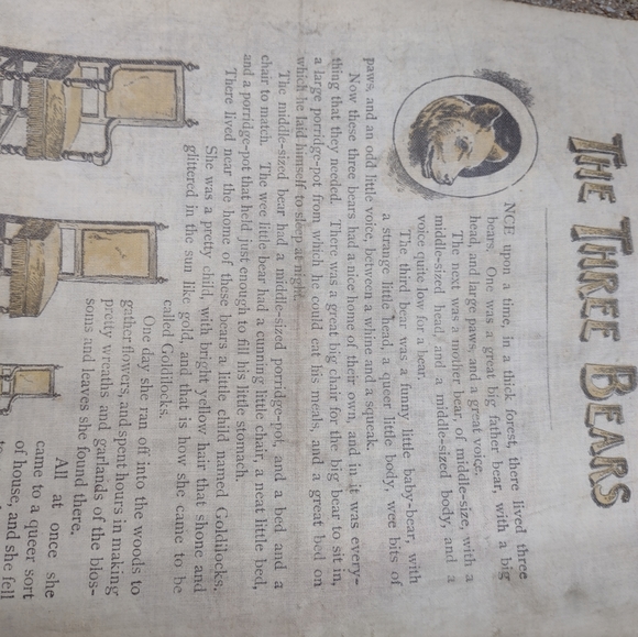 Antique children's book The story of The Three bears - Picture 3 of 7